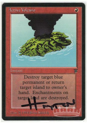 Active Volcano (Signed by Artist Justin Hampton)