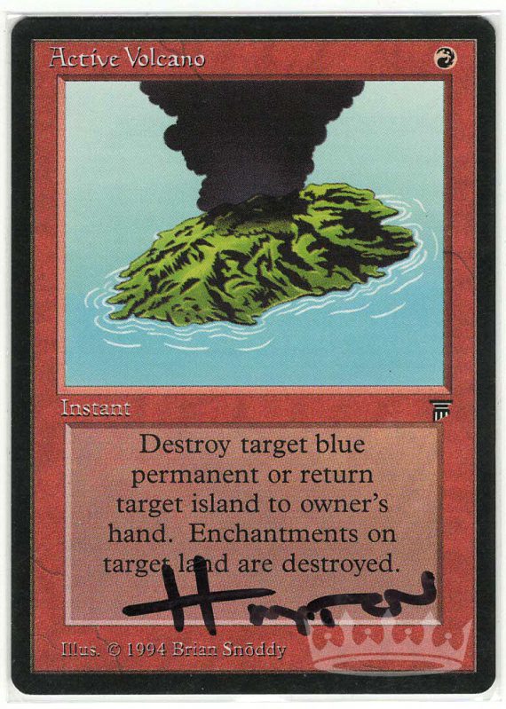 Active Volcano (Signed by Artist Justin Hampton)