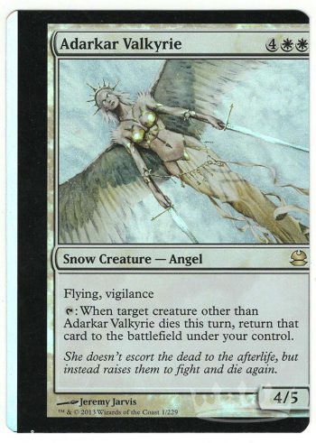 Adarkar Valkyrie (Foil NFC Miscut Sheet Edge)