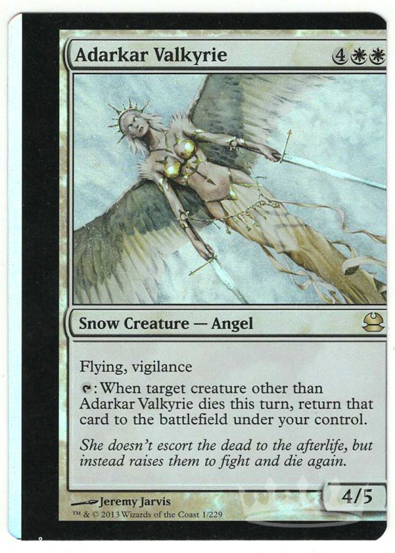 Adarkar Valkyrie (Foil NFC Miscut Sheet Edge)