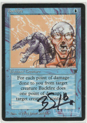 Backfire (Legends, Signed by Artist Brian Snoddy)