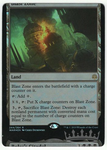 Blast Zone (Foil NFC Miscut)