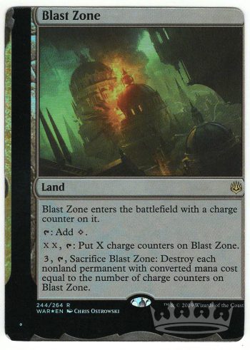 Blast Zone (Foil NFC Miscut)