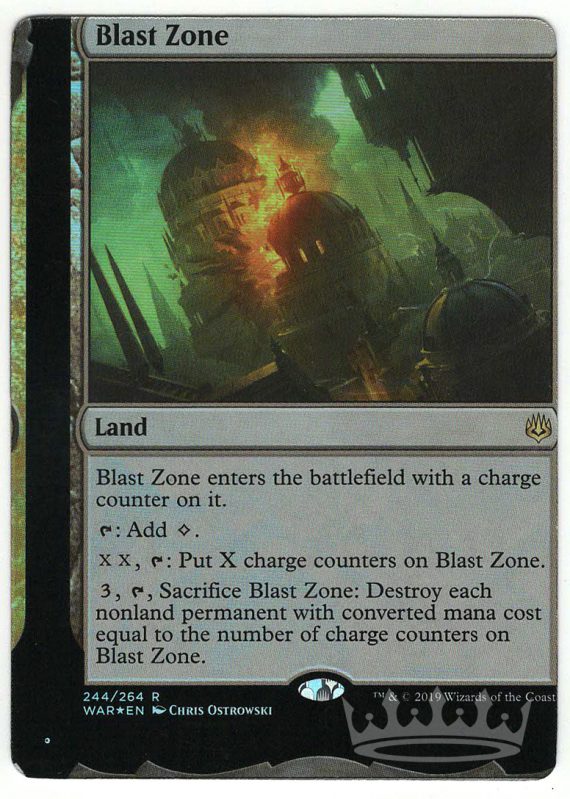 Blast Zone (Foil NFC Miscut)