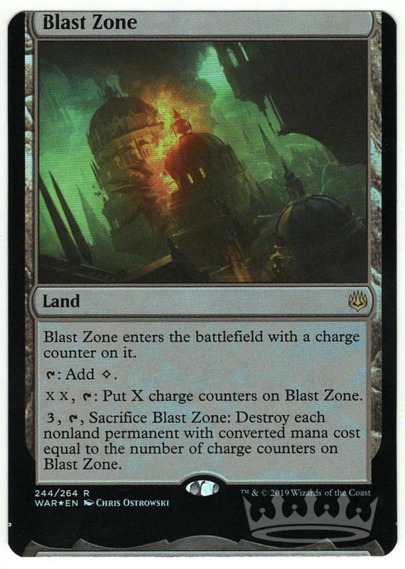 Blast Zone (Foil NFC Miscut)