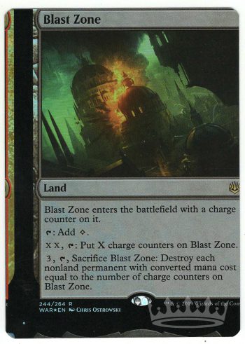 Blast Zone (Foil NFC Miscut)