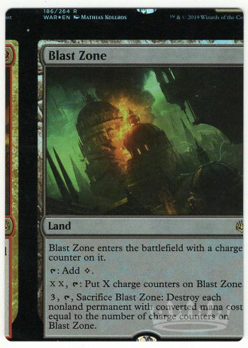 Blast Zone (Foil NFC Miscut)