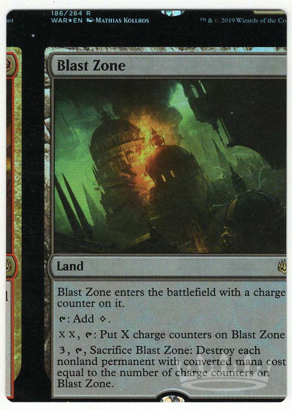 Blast Zone (Foil NFC Miscut)