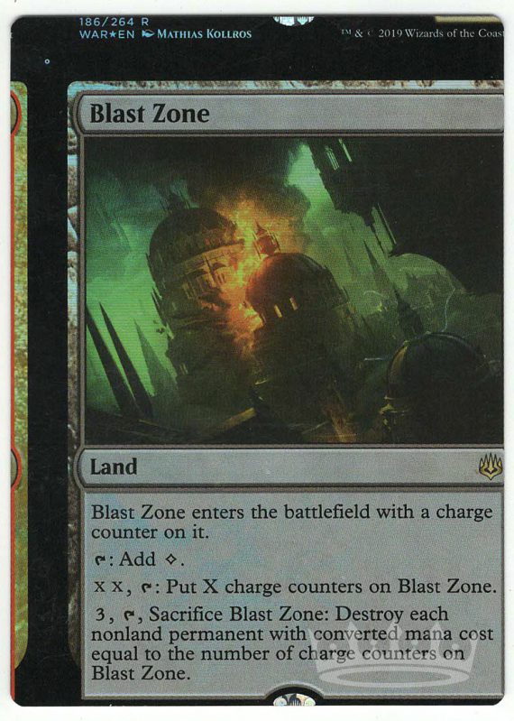 Blast Zone (Foil NFC Miscut)