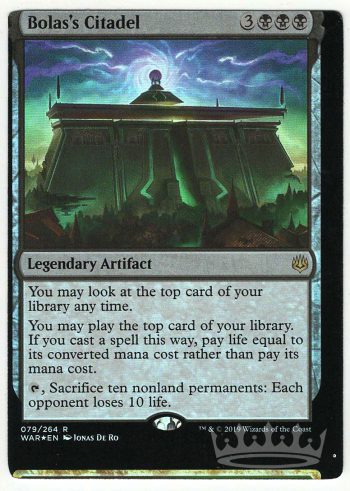 Bolas's Citadel (Foil NFC Miscut)