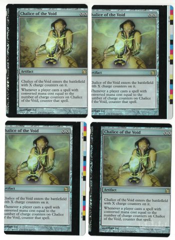 Chalice of the Void Playset (Foil NFC Miscut Sheet Edge)