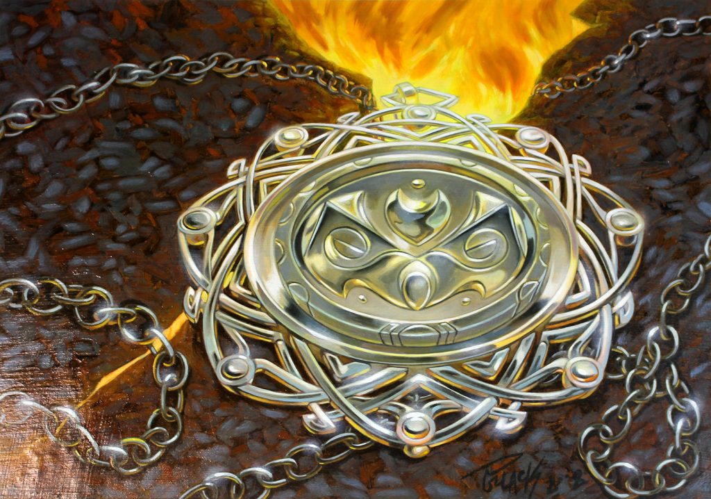 Chrome Mox Original Magic The Gathering Art MTGKingpin