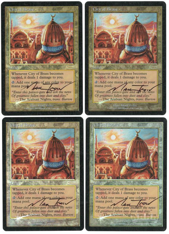 City of Brass JSS Foil Playset (signed by artist Mark Tedin)