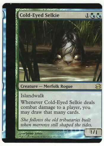 Cold-Eyed Selkie (Foil NFC Miscut)