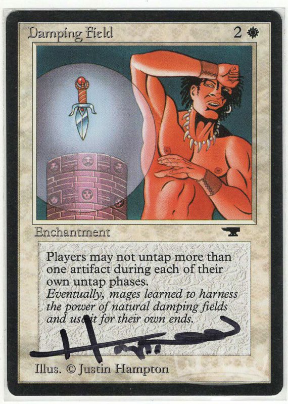 Damping Field (Signed by Artist Justin Hampton)
