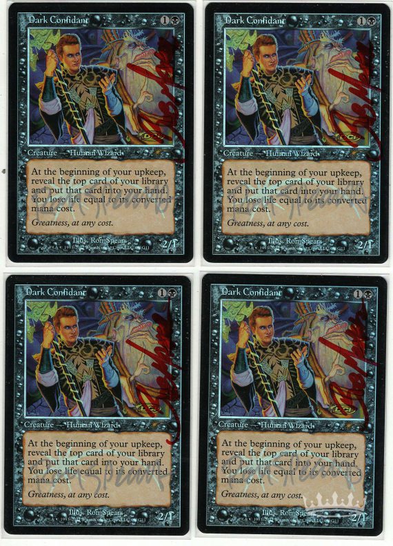 Dark Confidant Judge Foil Playset (Double Signed, by Bob Maher and artist Ron Spears)