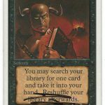 Demonic Tutor (Unlimited, signed)