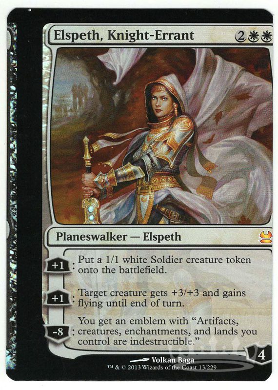 Elspeth, Knight-Errant (Foil NFC Miscut)