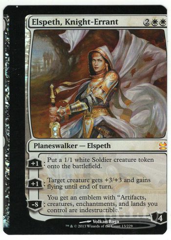Elspeth, Knight-Errant (Foil NFC Miscut)