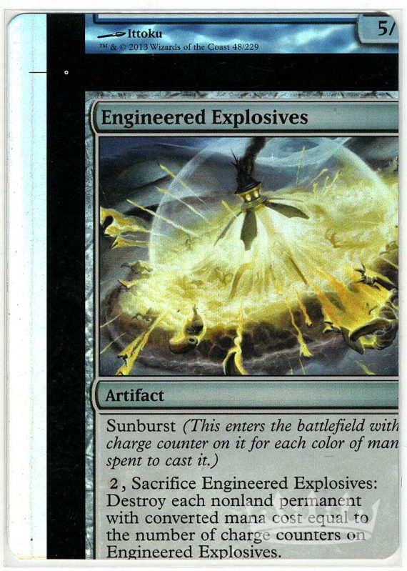 Engineered Explosives (Foil NFC Miscut Sheet Edge)