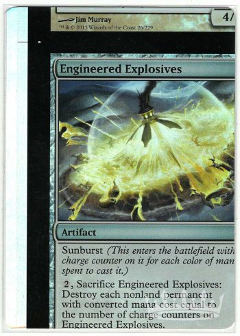 Engineered Explosives (Foil NFC Miscut Sheet Edge)