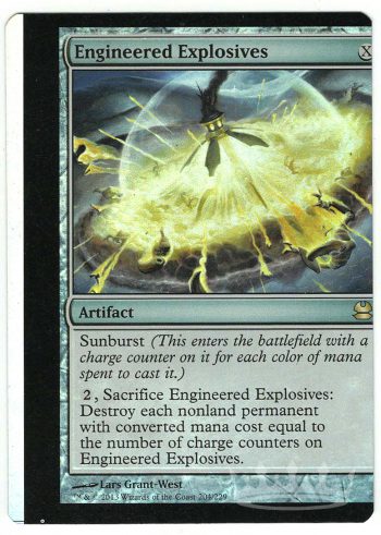 Engineered Explosives (Foil NFC Miscut Sheet Edge)