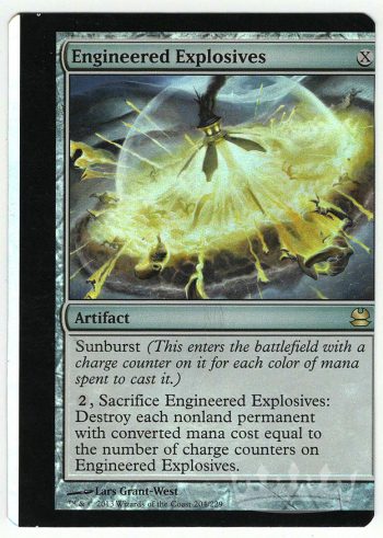 Engineered Explosives (Foil NFC Miscut Sheet Edge)