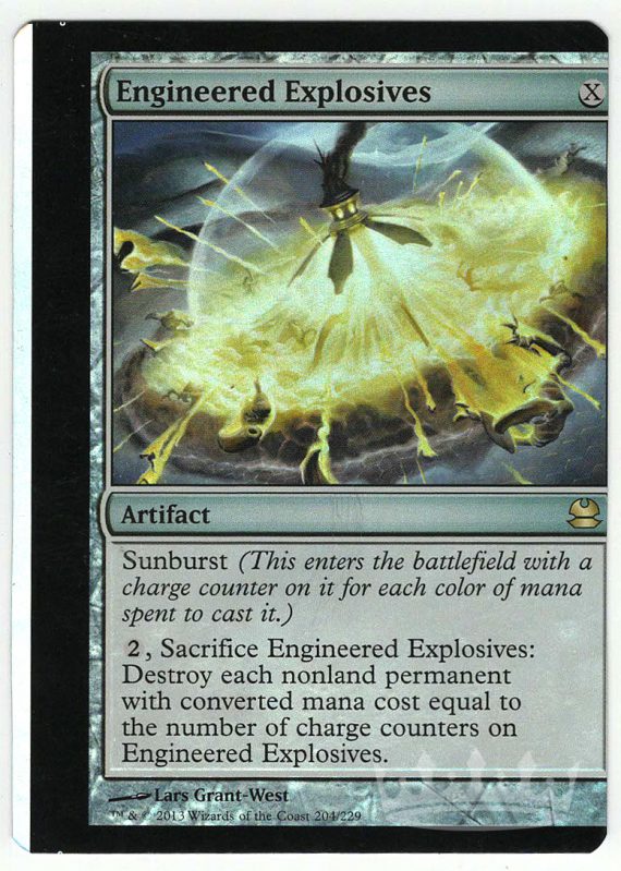 Engineered Explosives (Foil NFC Miscut Sheet Edge)