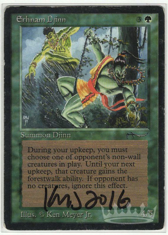Erhnam Djinn (Arabian Nights, Signed by Artist Ken Meyer Jr.)