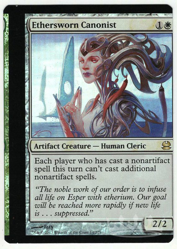 Ethersworn Canonist (Foil NFC Miscut)