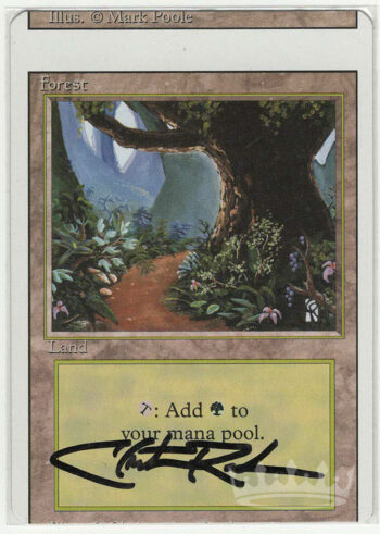 Forest (NFC Miscut, Signed by Artist Christopher Rush)