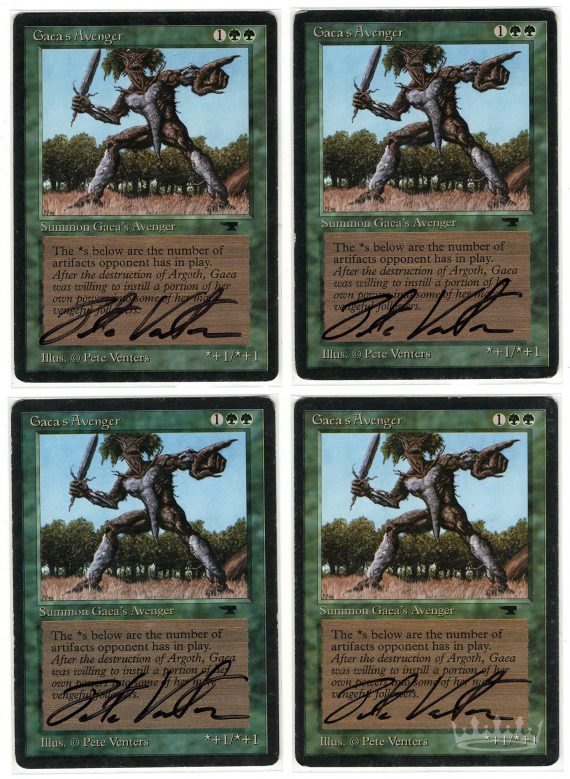 Gaea's Avenger Playset (Signed by Artist Pete Venters)
