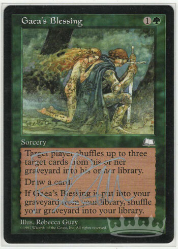 Gaea's Blessing (Weatherlight, Signed by Artist Rebecca Guay)