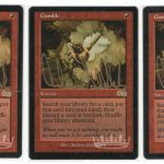 Gamble (3 cards, signed by artist Andrew Goldhawk)