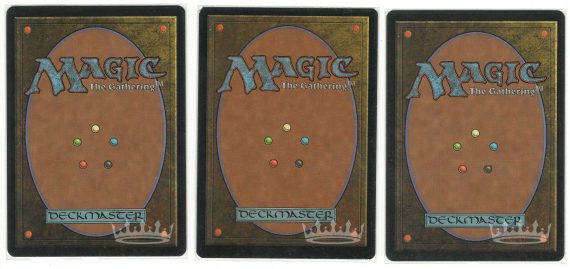 Gamble (3 cards, signed by artist Andrew Goldhawk)