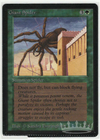 Giant Spider (Crimped Beta Misprint)