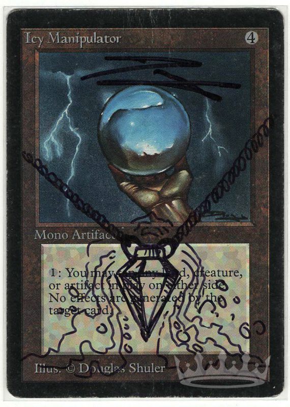 Icy Manipulator (Beta, Signed and Altered by Artist Douglas Schuler)
