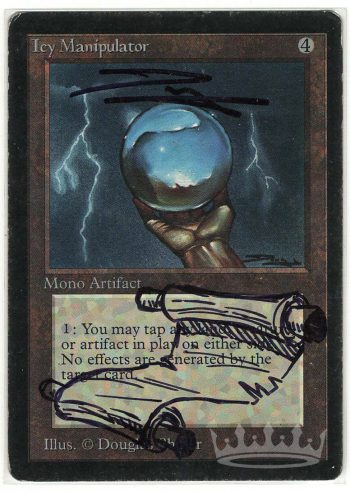 Icy Manipulator (Beta, Signed and Altered by Artist Douglas Schuler)