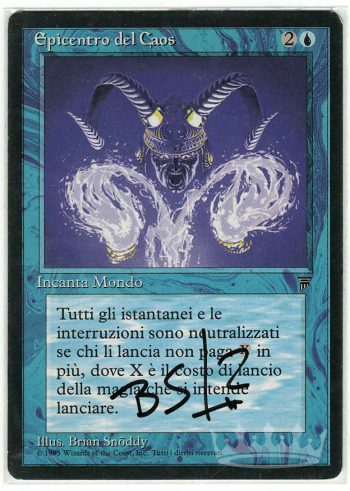 In the Eye of Chaos (Italian Legends, signed by artist Brian Snoddy)