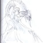 Jin-Gitaxias, Core Augur Original Magic: The Gathering Art (Set of 3 Prelim Sketches)