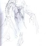 Jin-Gitaxias, Core Augur Original Magic: The Gathering Art (Set of 3 Prelim Sketches)