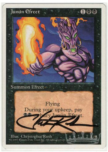 Junun Efreet (Signed by Artist Christopher Rush)