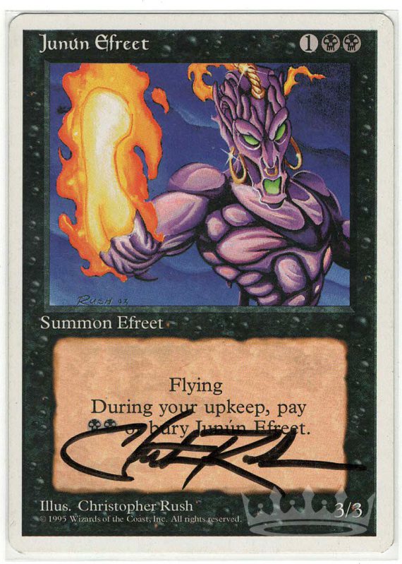 Junun Efreet (Signed by Artist Christopher Rush)