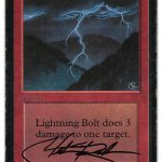 Lightning Bolt (Beta HP, signed)