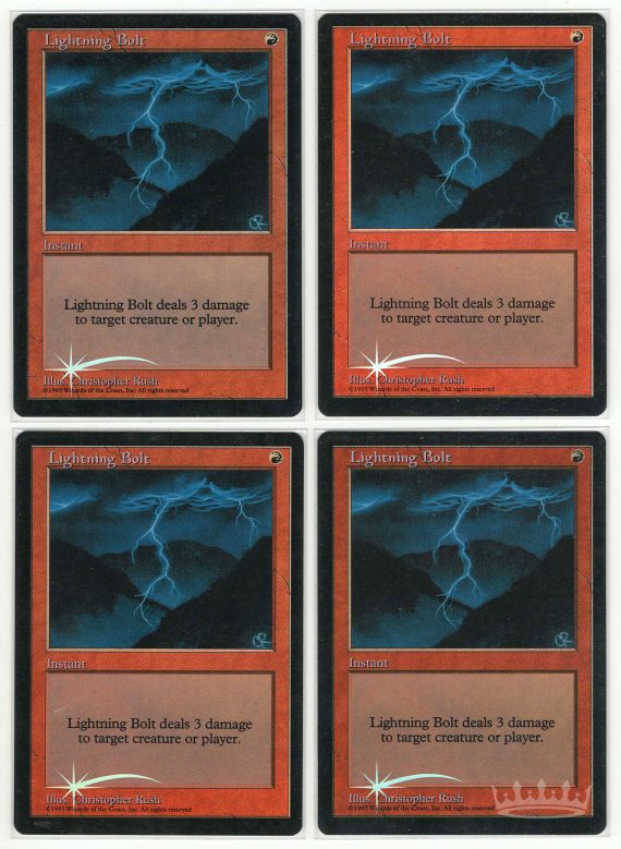 Lightning Bolt Judge Foil Playset