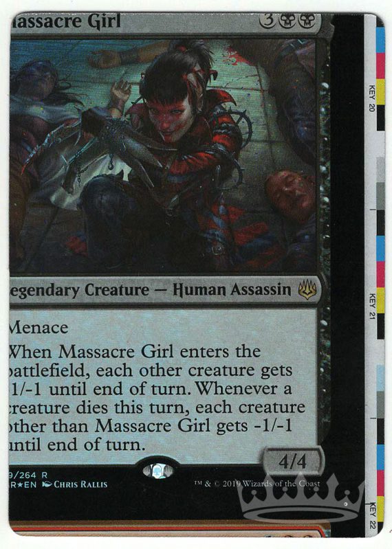 Massacre Girl (Foil NFC Miscut Sheet Edge)