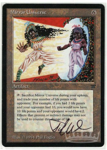 Mirror Universe (signed by artist Phil Foglio)