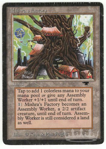 Mishra's Factory (Antiquities Crimped Misprint)