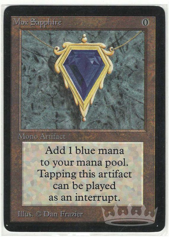 Mox Sapphire (Collector's Edition Beta Cut)