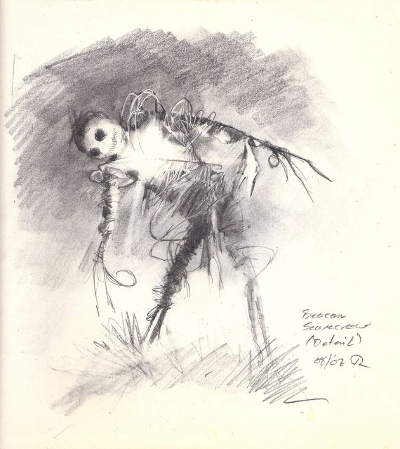 Painter's Servant Original Magic: The Gathering Art (Set of 2 Prelim Sketches)